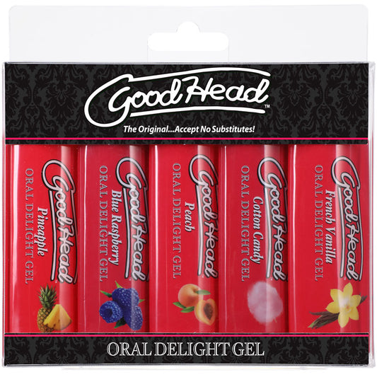 GoodHead Oral Delight Gel - 5 Pack - My Temptations Adult Store
