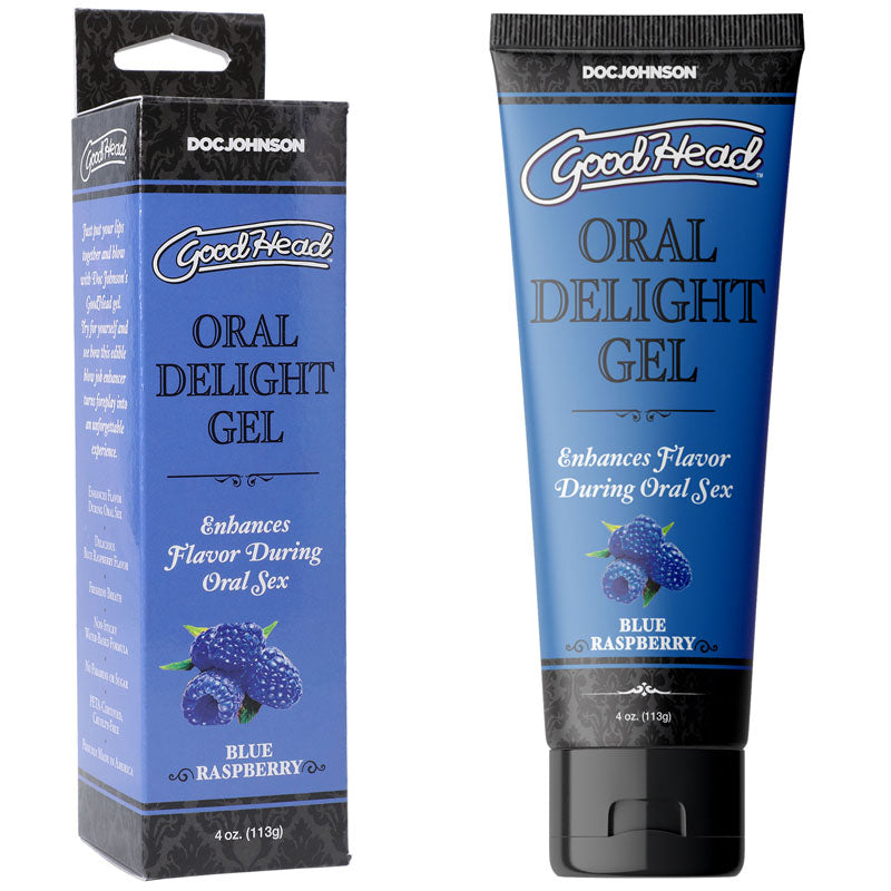 GoodHead Oral Delight Gel - Blue Raspberry - My Temptations Adult Store