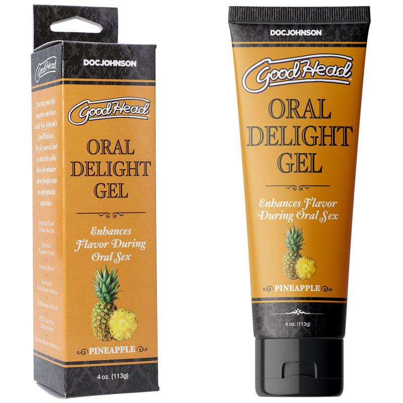 GoodHead Oral Delight Gel - Pineapple - My Temptations Adult Store