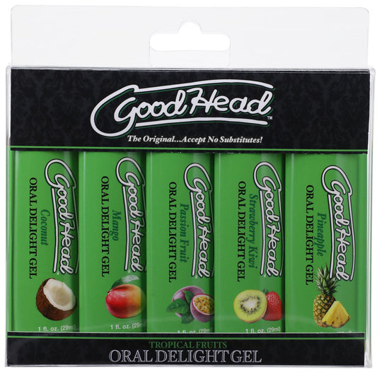 GoodHead Oral Delight Gel - Tropical Fruits - My Temptations Adult Store