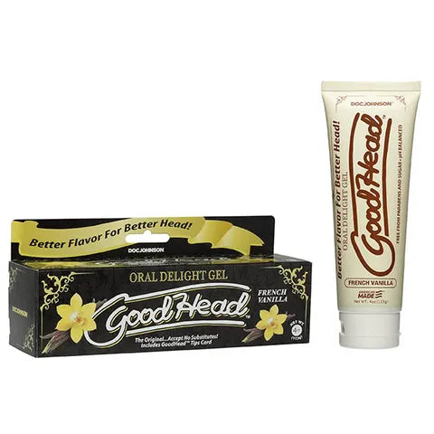 GoodHead Oral Delight Gel French Vanilla Flavoured - My Temptations Adult Store