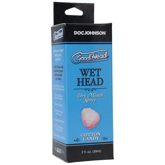 GoodHead Wet Head Dry Mouth Spray Cotton Candy Flavoured - 59 ml - My Temptations Adult Store