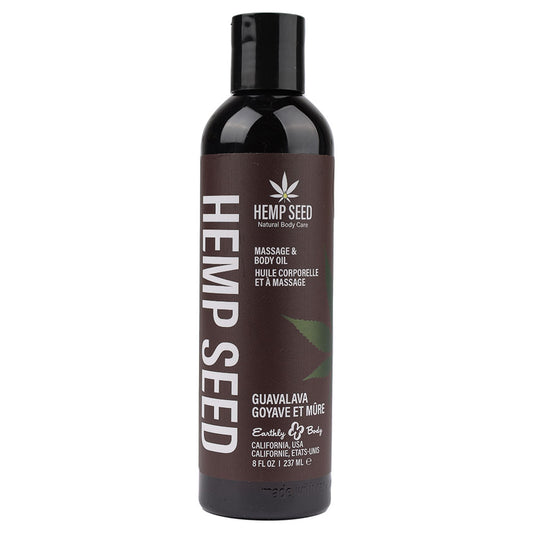 Hemp Seed Massage & Body Oil Guavalava - My Temptations Adult Store