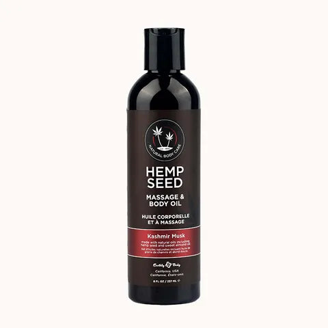 Hemp Seed Massage & Body Oil Kashmir Musk - My Temptations