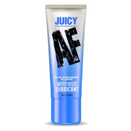 Juicy AF - Blue Raspberry Flavoured Water Based Lubricant - My Temptations Adult Store