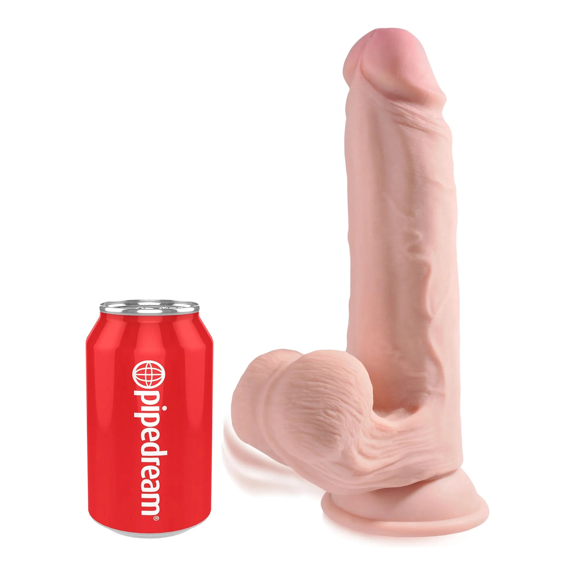 King Cock Plus 9in. Triple Density Cock With Swinging Balls