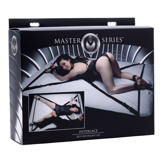 Master Series Interlace Bed Restraint Set - My Temptations Bondage Gear