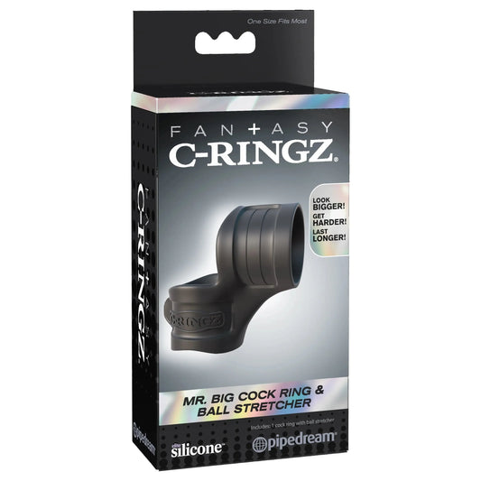 Fantasy C-ringz Mr Big Cock Ring And Ball Stretcher - My Temptations Sex Toys