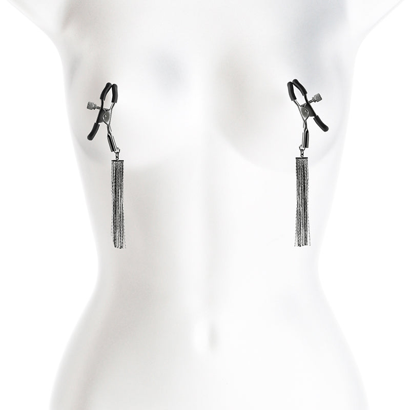 Bound Nipple Clamps - D2 - Gunmetal - Sex Toys Online