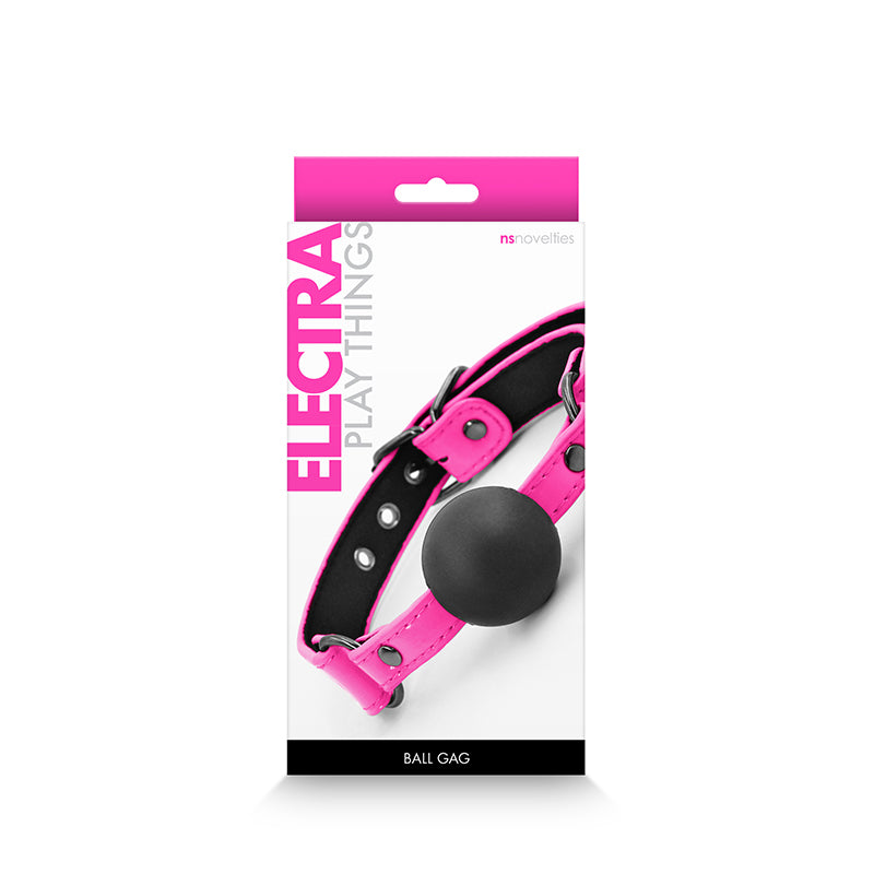 Electra Ball Gag - Pink - Bondage Gear Online