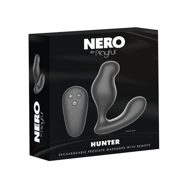 Nero by Playful Hunter - Rechargeable Prostate Massager with RemoteNero by Playful Hunter - Rechargeable Prostate Massager with Remote