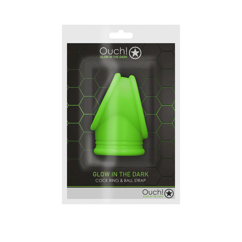 Glow In The Dark Cock Ring & Ball Strap