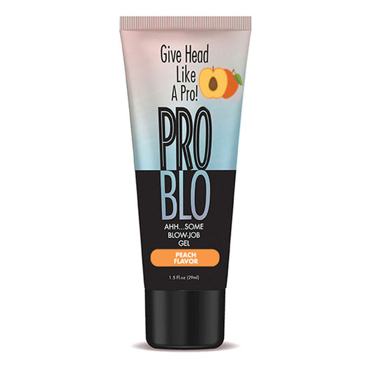ProBlo Oral Pleasure Gel Peach Flavoured Blowjob Gel - 29 ml - My Temptations Adult Store