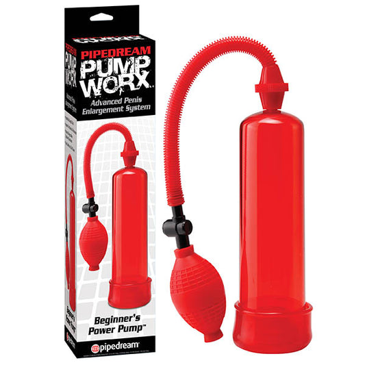 Pump Worx Beginner's Power Pump - Red  - My Temptations Adult Store