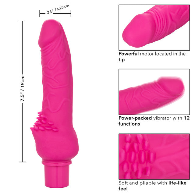 Rechargeable Power Stud Cliterrific Pink