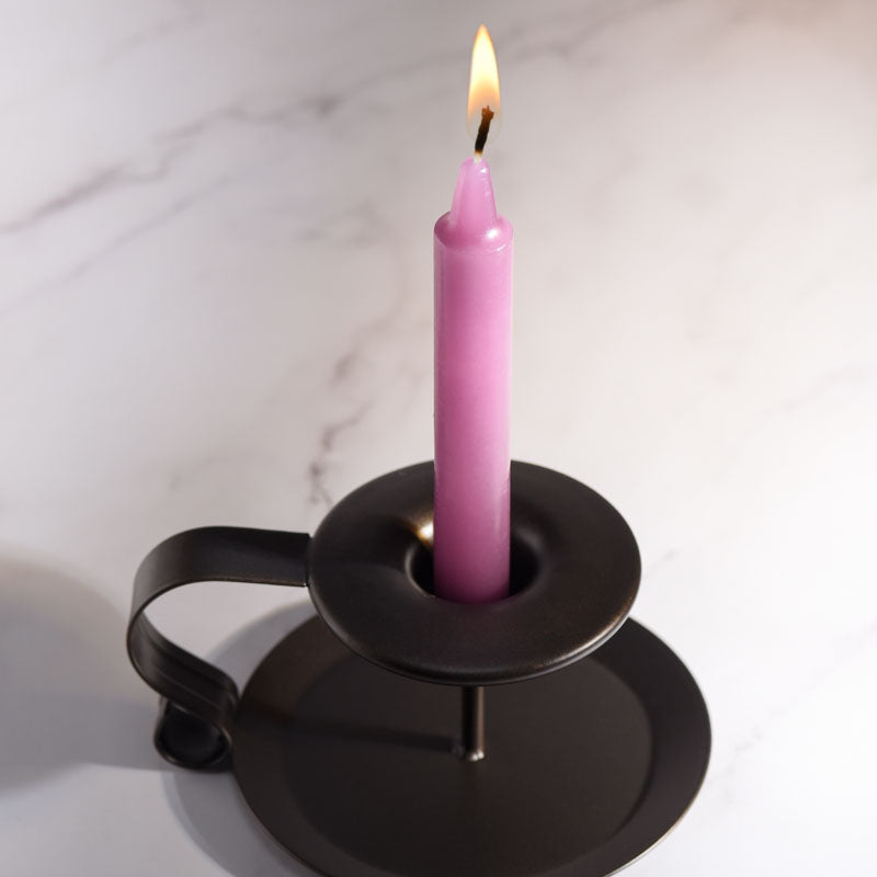 LaCire Drip Pillar Candles - Violet - My Temptations Adult Store
