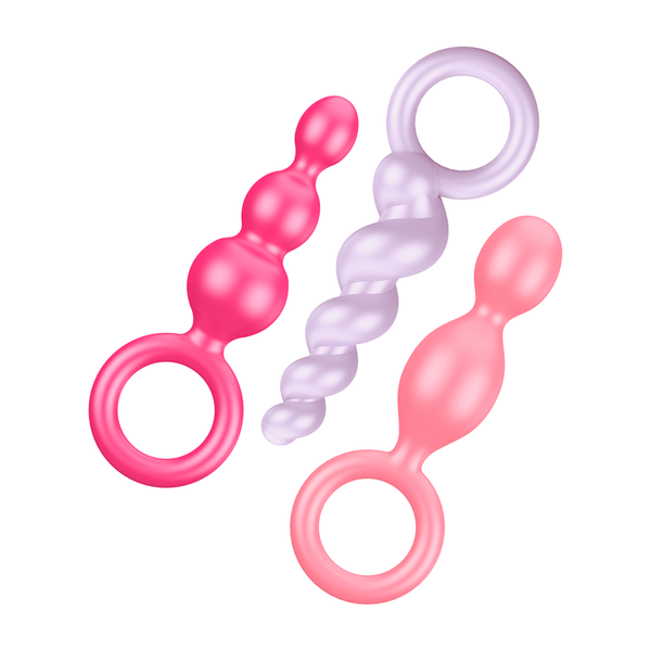 Satisfyer Booty Call Set Of 3 Coloured
