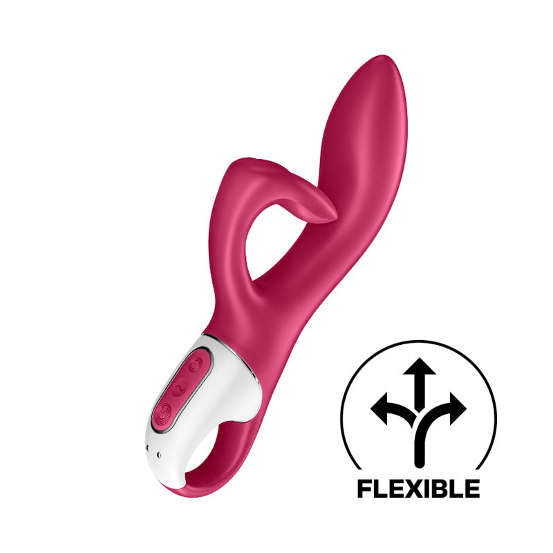  Satisfyer Embrace Me Flexible Rabbit Vibrator - Berry