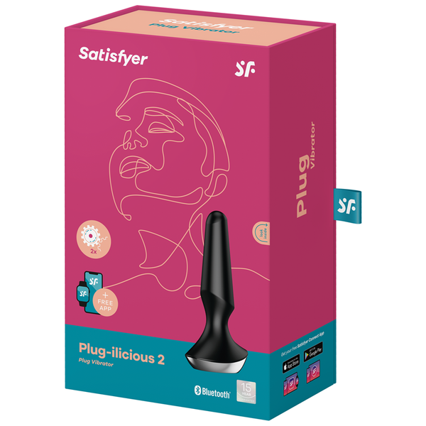 Satisfyer Plug-Ilicious 2 Black Incl. Bluetooth And App