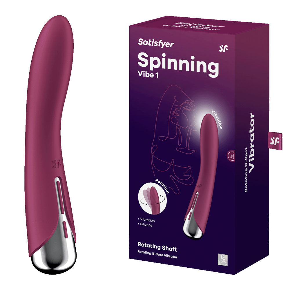 Satisfyer Spinning Vibe 1 Red - Sex Toys Online Australia