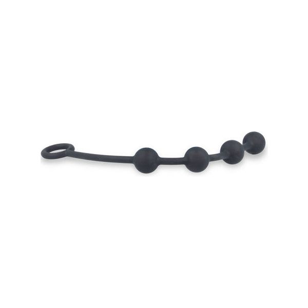  Silicone Anal Beads Black