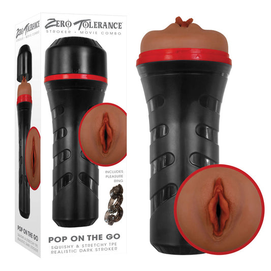 Zero Tolerance Pop On The Go Dark Stroker - Male Sex Toys Online