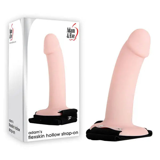 Adam & Eve Adam's Flexskin Hollow Strap-On - Sex Toys 