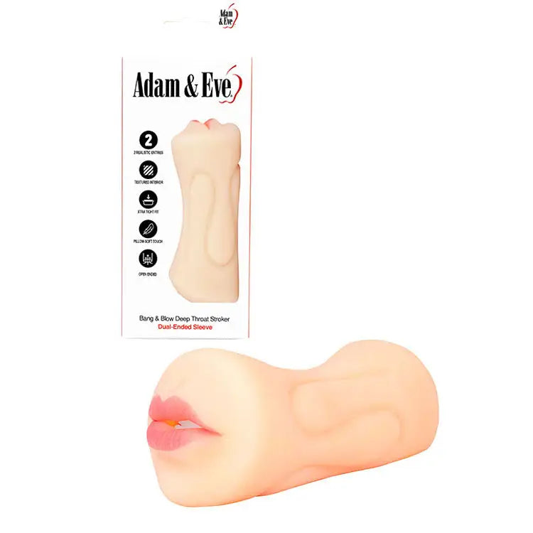 Adam & Eve Bang & Blow Deep Throat Stroker