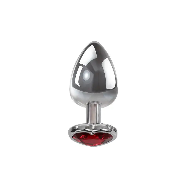 Adam & Eve Red Heart Gen Anal Plug - Large - My Temptations Online Adult Store