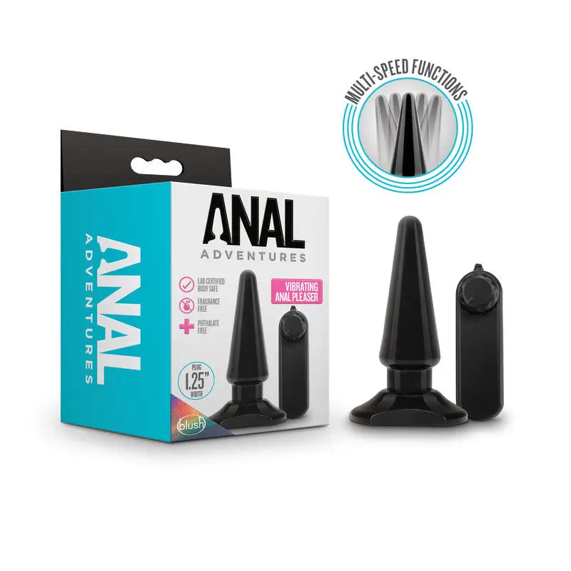 Anal Adventures Basic Vibrating Anal Pleaser - Sex Toys Online