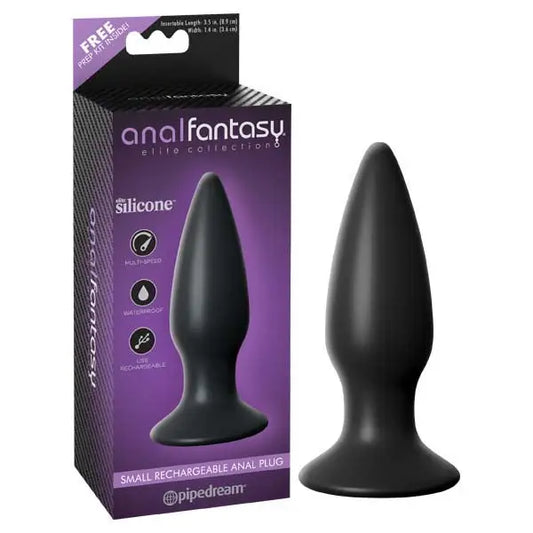 Anal Fantasy Elite Collection Small Rechargeable Anal Plug - Sex Toy My Temptations 