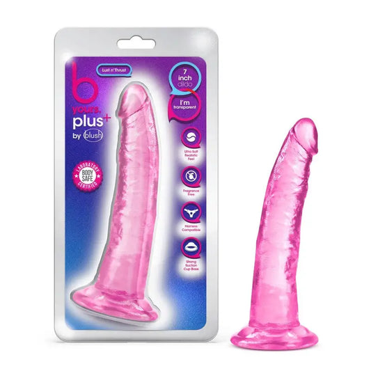 B Yours Plus Lust N Thrust Pink Dildo - Sex Toys Online