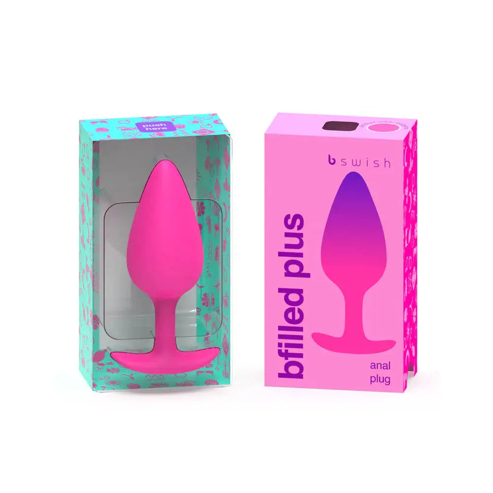 Bfilled Basic Plus Pink Butt Plug - Sex Toys Online My Temptations