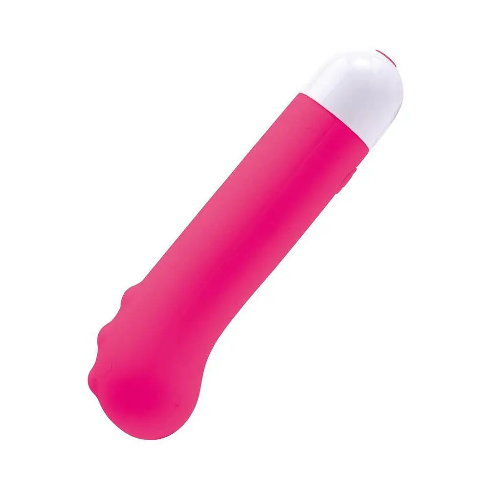 Bodywand Neon Dotted Mini G Spot Vibrator - Neon Pink