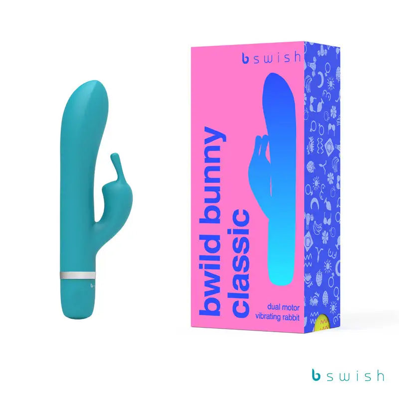 Bwild Classic Bunny Teal Vibrator - Sex Toys For Her - My Temptations