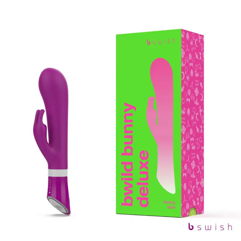 Bwild Deluxe Bunny Rabbit Vibrator - Raspberry