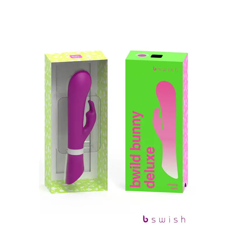 Bwild Deluxe Bunny Rabbit Vibrator - Raspberry