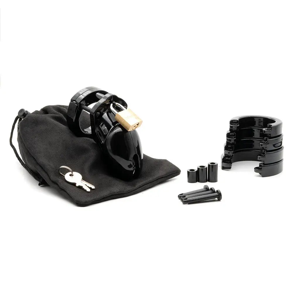 CB-6000S Chastity Cock Cage Kit - Black