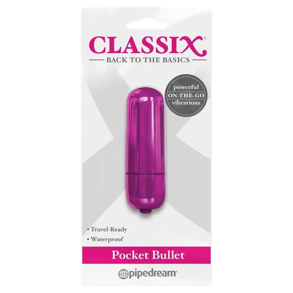 Classix Pocket Bullet Purple Vibrator