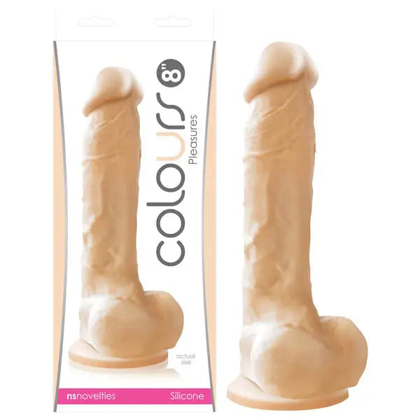 Colours - Pleasures Flesh 8inch Dildo