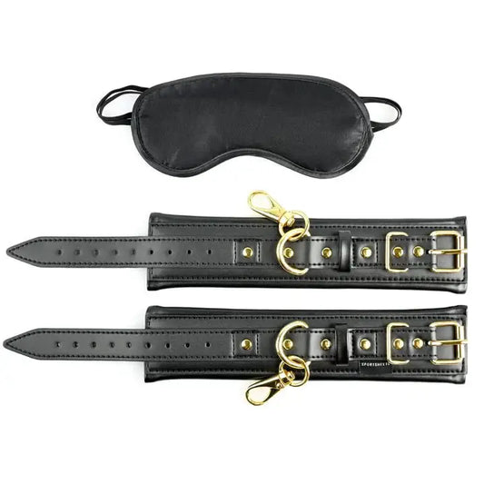 Cuffs and Blindfold Set - Special Edition - My Temptations Bondage Gear