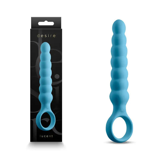 Desire Lucent Blue Vibrating Anal Beads