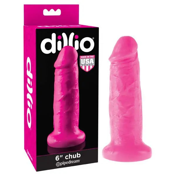 Dillio 6'' Chub Dildo - Pink - My Temptations Adult Toys