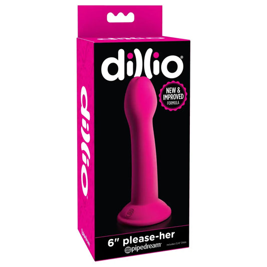 Dillio 6'' Please-Her - Pink 15.2 cm Dong - My Temptations Sex Shop