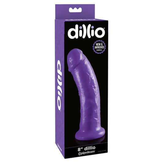 Dillio 8" Purple Dildo - My Temptations Sex Toys and Lingeire