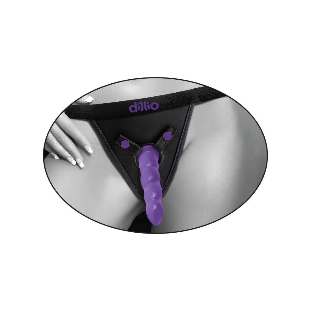 Dillio Perfect Fit Harness - Purple - My Temptations Sex Toys Online