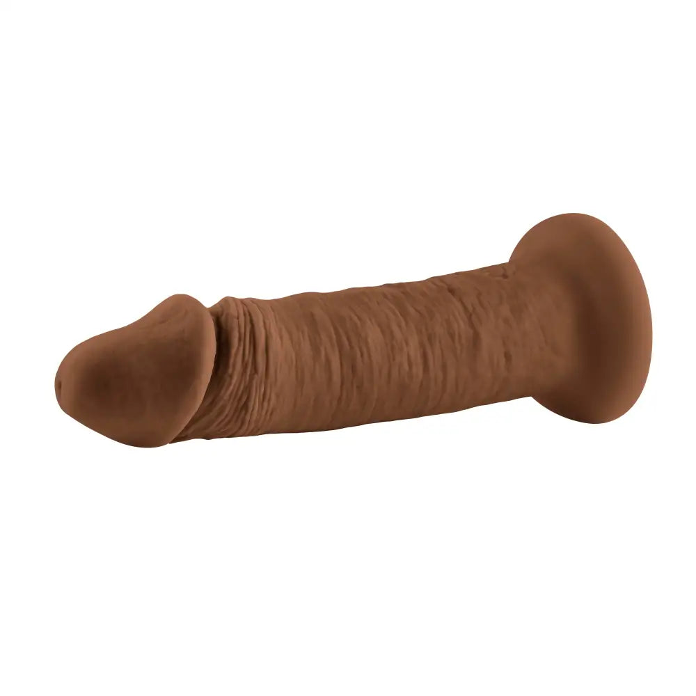 Evolved 6" Vibrating Dildo - Brown - My Temptations Australia