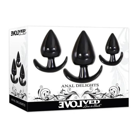 Evolved Anal Delights Butt Plug Set - My Temptations Australia