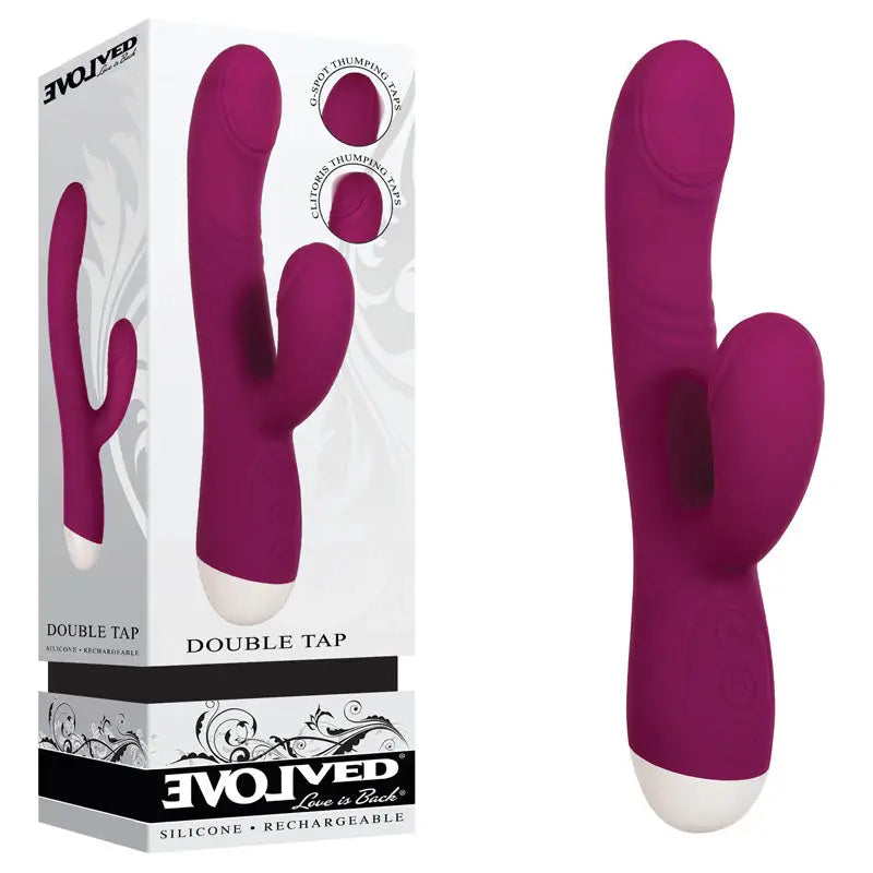 Evolved Double Tap Rabbit Vibrator