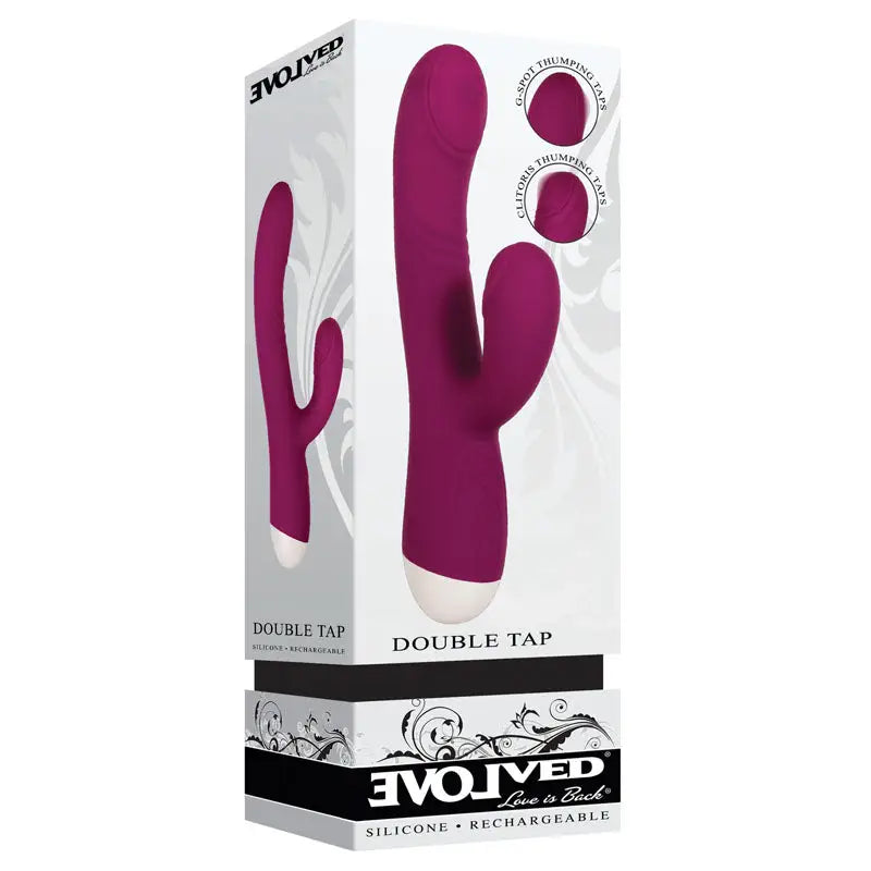 Evolved Double Tap Rabbit Vibrator